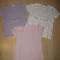 3x schönes T-Shirt H&M Gr. 110/116 zum Unterziehen (0315)