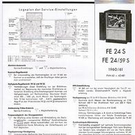 Telefunken FE 24 S, FE 24/59 S, Manual, Schaltplan