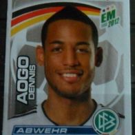 Bild 13 " Dennis Aogo " Porträt Team Sticker - Duplo EM 2012