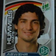 Bild 17 " Mats Hummels " Porträt Team Sticker - Duplo EM 2012