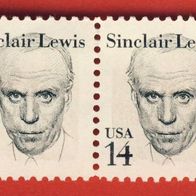 USA 1985 Mi.1731 Sinclair Lewis Paar Postfrisch