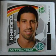 Bild 23 " Sami Khedira " Porträt Team Sticker - Hanuta EM 2012