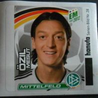 Bild 28 " Mesut Özil " Porträt Team Sticker - Hanuta EM 2012