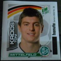 Bild 36 " Toni Kroos " Porträt Team Sticker - Hanuta EM 2012