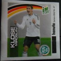 Bild 47 " Miroslav Klose " Action Team Sticker - Hanuta EM 2012