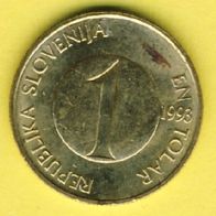 Slowenien 1 Tolar 1993