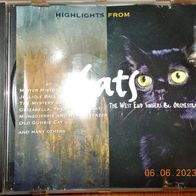 CD Album: The West End Orchestra & Singers - Highlights From Cats (1997)