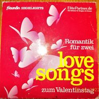 CD-Album: "Romantik Für Zwei, Love Songs Zum Valentinstag" freundin-Heftbeilage, 2007