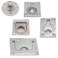 OPIOL QUALITY® Bodenheber Einlassgriff Edelstahl A4 V4A 44x63 Mm