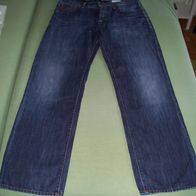 Original Hugo Boss Herren Jeans Blau Regular Fit Size W36 L34 Knöpfe