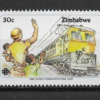 019) Simbabwe 1983 Eisenbahn Mi. Nr. 285 postfrisch