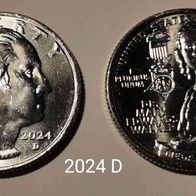 USA : 25 cts American Women Quarter Dr. Mary Edwards Walker 2024 P oder D