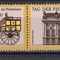 DDR 1987 Tag der Philatelisten W Zd 722 postfrisch