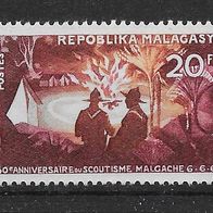 038) Madagaskar 1964 Pfadfinder Mi. Nr. 521 postfrisch