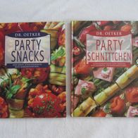 Dr. Oetker " Party-Snacks " + " Party-Schnittchen " Rezepte