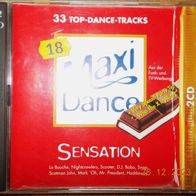 CD Sampler Album: "Maxi Dance Sensation 18" 34 Songs auf 2 CDs (1995)