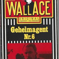 Scherz Taschenkrimi " Geheimagent Nr. 6 " von Edgar Wallace