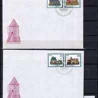 DDR 1984 Burgen (I) MiNr. 2910 - 2913 FDC gestempelt -1-