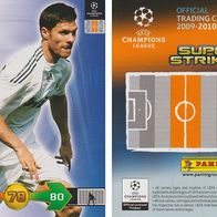 Panini Champions League 09/10 Xabi Alonso Real Madrid