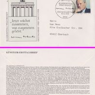 FDC Ersttagsbrief 80. Geburtstag Willy Brandt 10.11.1993