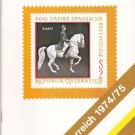 Borek Briefmarken- Katalog Österreich 1974/75