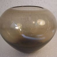 Wagenfeld Rauch-Glas-Vase , 50/60er J.