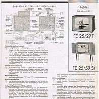 Telefunken, Fernseher, FE 25/29T, FE 27/59T Schaltbild, Manual
