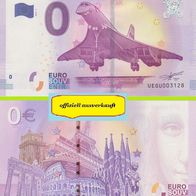 0 Euro Schein Musee de l´Air et de l´Espace UEGU 2017-1 offiziell ausverkauft Nr 3128