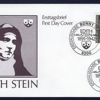 F163) BRD FDC 1983 - MiNr. 1162 - Edith Stein - ermordet 1942 im KZ Auschwitz