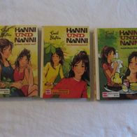 Hanni und Nanni - 3 Bücher Nr. 5, 6 + 12 * Enid Blyton * Schneider-Buch