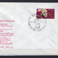 DDR 1974 Gedenken an Pablo Neruda MiNr. 1921 FDC gestempelt