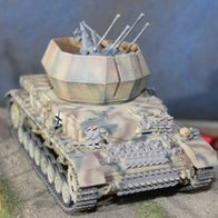 Maßstab 1:35 Tamiya Wirbelwind 3tarn gebaut und gealtert