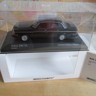 Minichamps Volvo 240 GL schwarz Limit 500 1:43