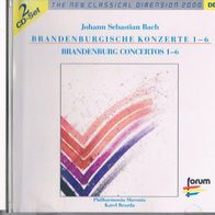 Johann Sebastian Bach - Brandenburgische Konzerte 1 bis 6 - 2CDs