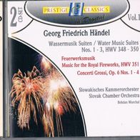 Georg Friedrich Händel - Wassermusik + Feuerwerksmusik - 2CDs