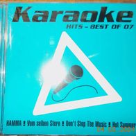 CD Sampler Album: "Karaoke Hits - Best Of 07" (2007)