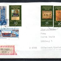 DDR Nr. 2634/38 Brief (B-Kobra)