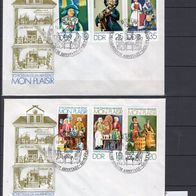 DDR 1974 Schlossmuseum Arnstadt MiNr. 1975 - 1980 FDC gestempelt