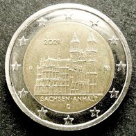 2 Euro - BRD - 2021 G (Sachsen-Anhalt)