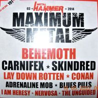 CD Sampler Album: "Maximum Metal Vol. 191" - Heftbeilage (2014)