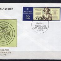 DDR 1973 500. Geburtstag von Nikolaus Kopernikus MiNr. 1828 FDC gestempelt