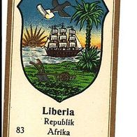 Abdulla Länderwappen Afrika Liberia Serie 1 Nr 83