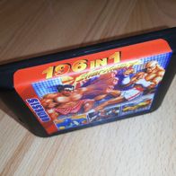 196 in 1 Modul Sega Mega Drive PAL Spiele neu!