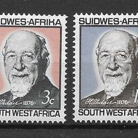 048) Südwestafrika 1966 Mi. Nr. 327/28 postfrisch