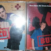 2 Maxi CDs: "Year 3000" & "Hurra, Hurra, Die Schule Brennt", von Busted (2003)