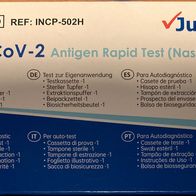 Antigen-Schnelltest Selbsttest für SARS-CoV-2 (Auslöser von CoViD-19) für die Nase