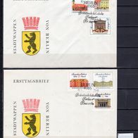 DDR 1971 Bedeutende Bauwerke (IV) MiNr. 1661 - 1666 FDC gestempelt
