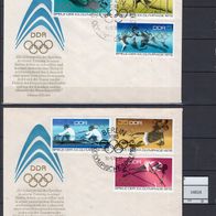 DDR 1972 Olympische Sommerspiele, München MiNr. 1753 - 1758 FDC gestempelt