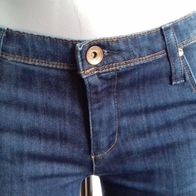 SALE ARMANI JEANS Damen Jeans 3/4 Slim Fit Blau Gr. 27 NEU mit Echtheitszertifikat