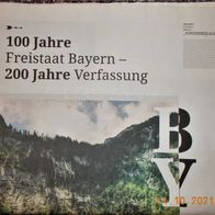 Sonderbeilage "100 Jahre Freistaat Bayern" AZ-Beilage, April 2018 auf 64 Seiten